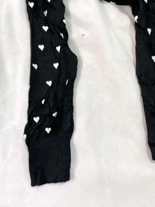 Pinterest H&amp;M Heart Print Cardigan D