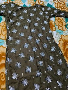 Floral Print Kurta