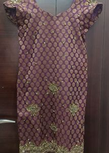 Purple Kurta Set