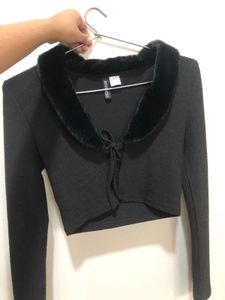 Faux Fur H&M Top