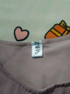 Zara Pink Chiffon Mini Dress