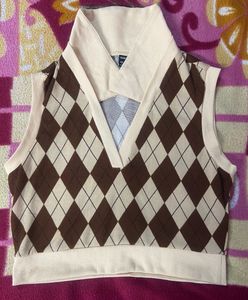 SweatyRocks Women's Sleeveless Collared V Neck Arg
