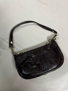 New Jiha Brown Skin Bag Not Used