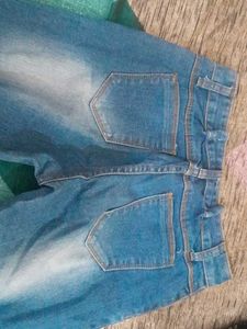 Frayed Hem Flare Jeans