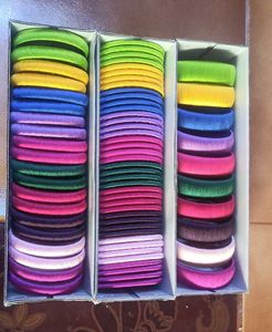 Colorful Silk Thread Bangles Set 3 boxes