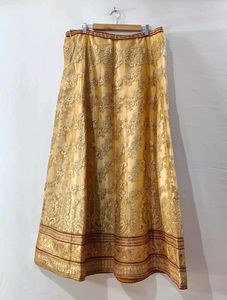 Women Red &amp; Beige Netted Lehenga Set | Bust 30 | U
