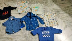 Baby Boy Clothes Bundle - 14 Pieces