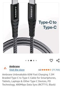 USB Type-C Cable - Gray