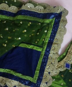Mehandi Green Lahnga
