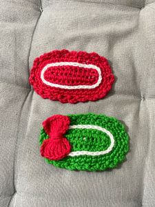 Crochet Hair Clips - Set of 2