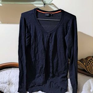 Imported Black Cardigan