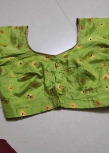 Green Mekhela Chador Set