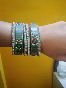 Dark Greenish Bangles🪔