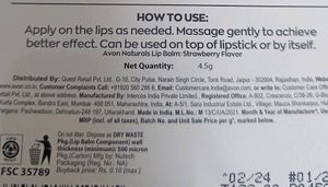 Avon Naturals Lip Balm - Strawberry