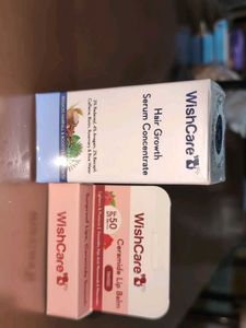 Wishcare Hair Growth Serum Concentrate And Lip Blm