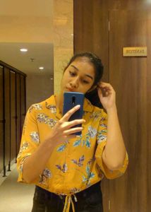 NUON Mustard Flower Top