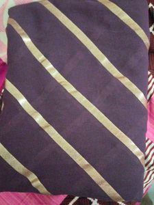 Purple Libas Kurti ~~with Strips Pattern