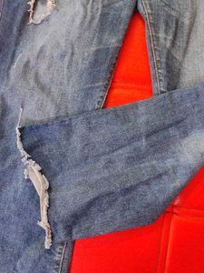 Distressed Flare Jeans