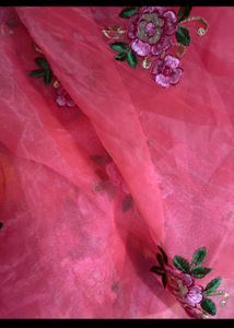 New Organza Material 1.84 Metres