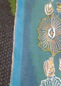 Embroidery Georgette Sky Blue Dupatta