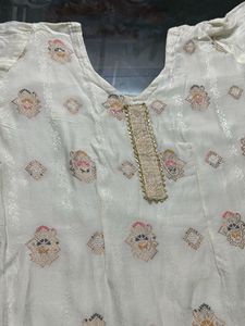 Off White Kurta Salwar Set