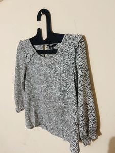 Fig Polka Dot Top
