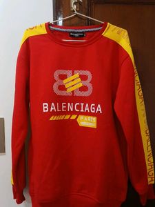 Balenciaga Red Sweatshirt