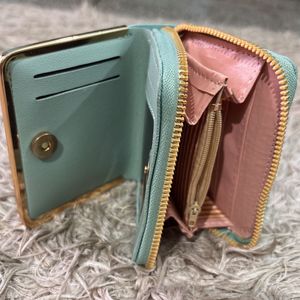 Chic Mint Green Wallet