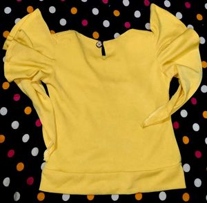Yellow Top &amp; Versace Pants Set
