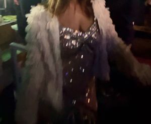 Vintage Inspired Corset Sequin Mini Dress