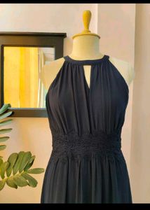 Vila Halterneck Maxi Dress