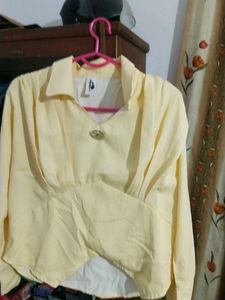 Vintage Yellow Blouse