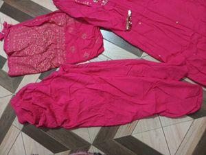 Pink Kurta Set
