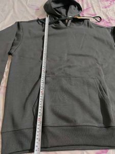 Men Dark Grey Winter Hoodie Pullover Extra Large