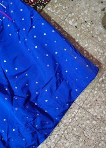 heavy blue skirt
