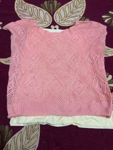 Crochet Top With Inner Wear