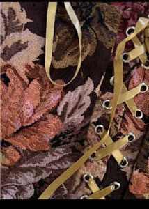 Floral Tapestry Corset Top