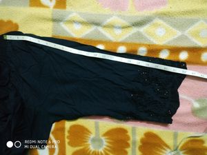 Plus size cotton cutwork Design 3/4 Sleeves Top