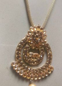Golden Indian Jewelry Set