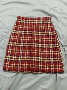 Plaid Mini Skirt