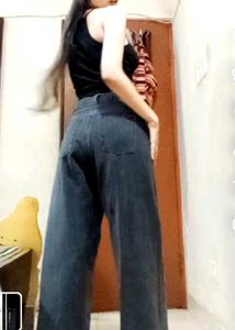 Wide Leg Denim Jeans