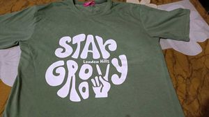 Stay Groovy Olive Tee