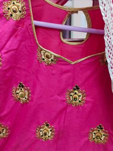 Pink Embroidered Salwar Kameez