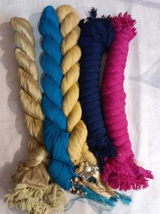 Colorful Dupatta Set 5pc Combo