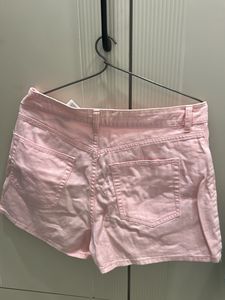 Cute Pink Denim Shorts