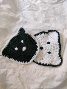 Crochet Bear Coasters