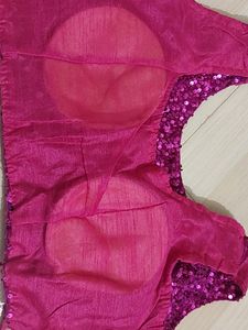 New Velvet Sequin Padded Blouse