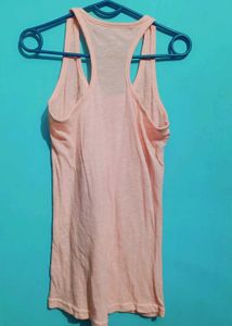 Pink &amp; Gold Embellished Tank Top