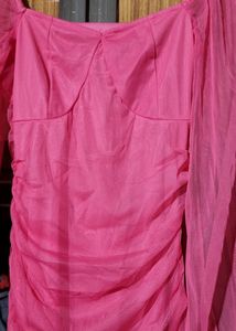 Pink Bodycon Mini Dress