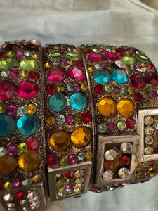 Colorful Rhinestone Bangles